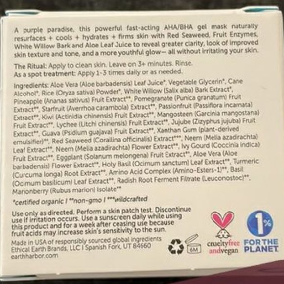Earth Harbor GLOW JUICE Refining Enzyme Mask - Picture 4 of 4